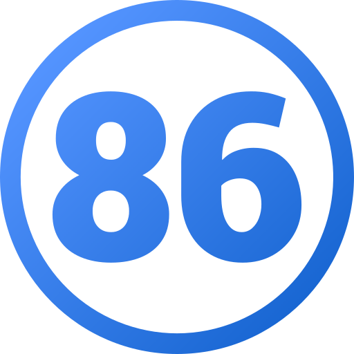 86 icono gratis