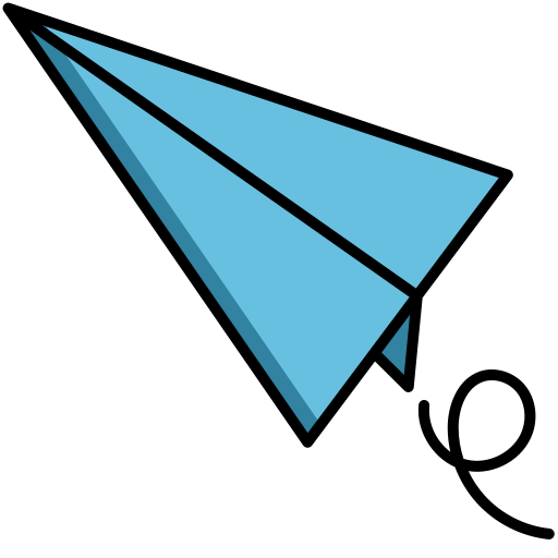 Paper Plane Generic color lineal-color icon