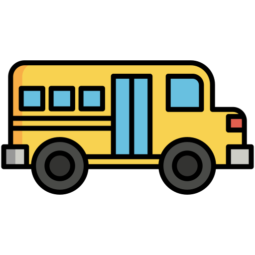 School bus Generic color lineal-color icon