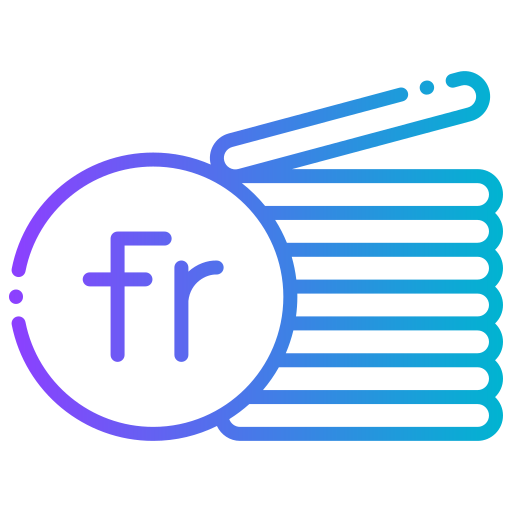 franco suizo icono gratis