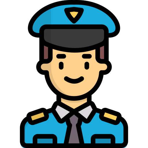 policía icono gratis