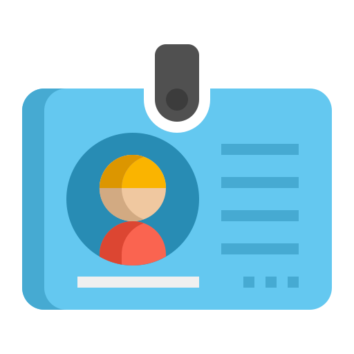 tarjeta de identificación icono gratis