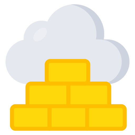 pared de ladrillo icono gratis