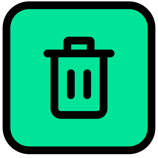 contenedor de basura icono gratis