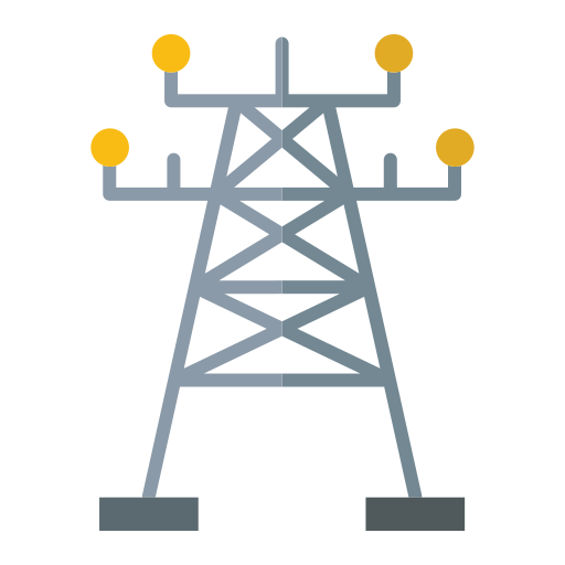 torre electrica icono gratis