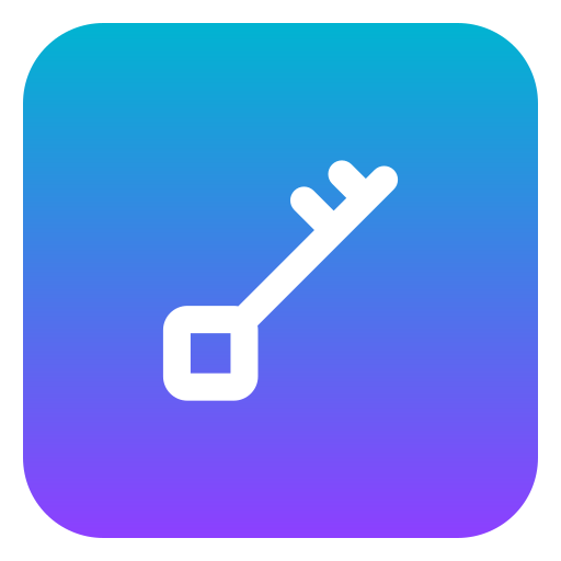 Key Generic gradient fill icon