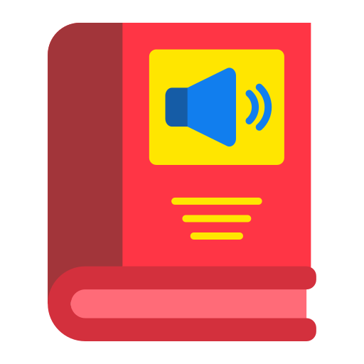 audio libro icono gratis