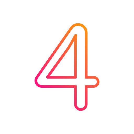 nummer 4 kostenlos Icon nummer 4 kostenlos Icon