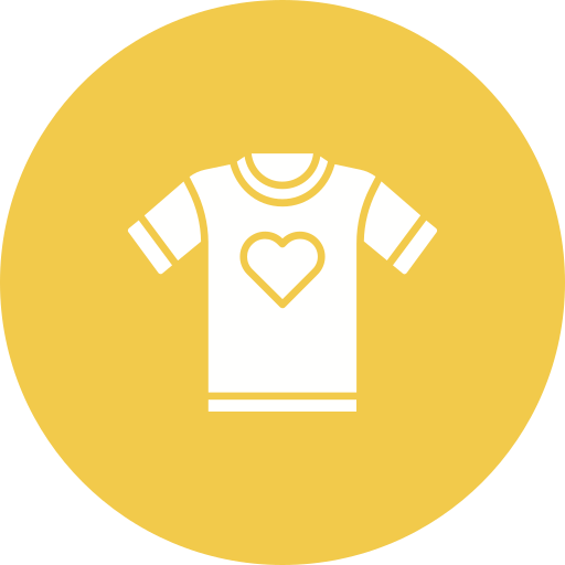 Tshirt Generic color fill icon