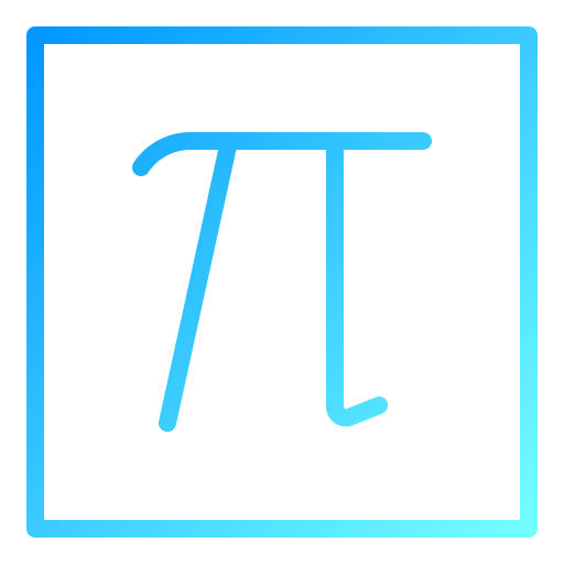 Pi Generic gradient outline icon