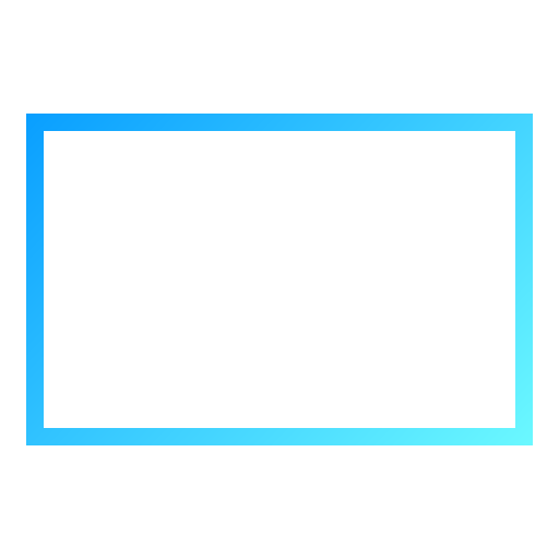 Rectangle Generic gradient outline icon