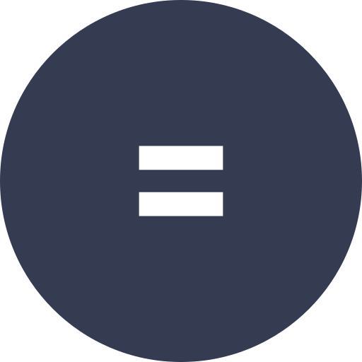 Equal Generic Color Fill Icon