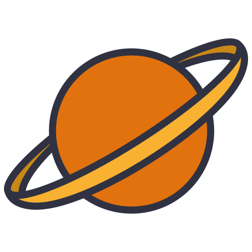 Saturn Generic color lineal-color icon