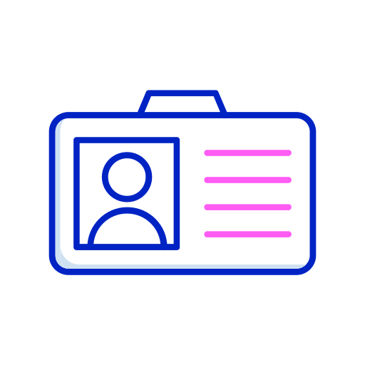 tarjeta de identificación icono gratis