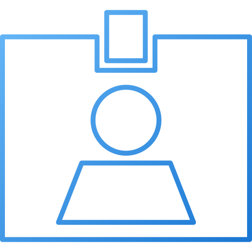 tarjeta de identificación icono gratis