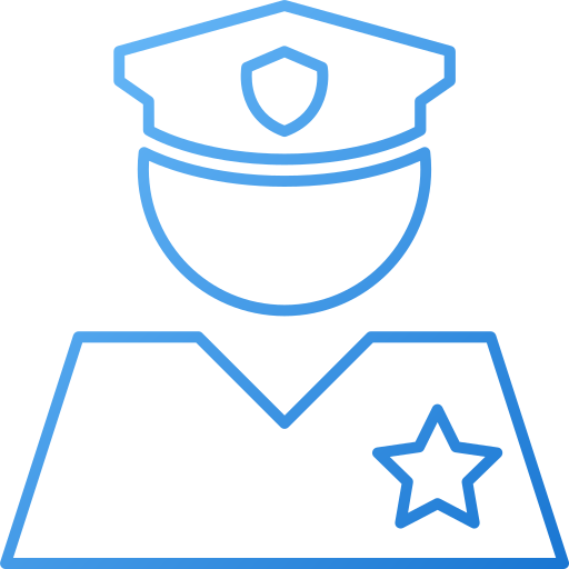 policía icono gratis