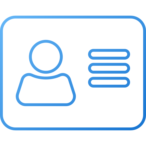 tarjeta de identificación icono gratis