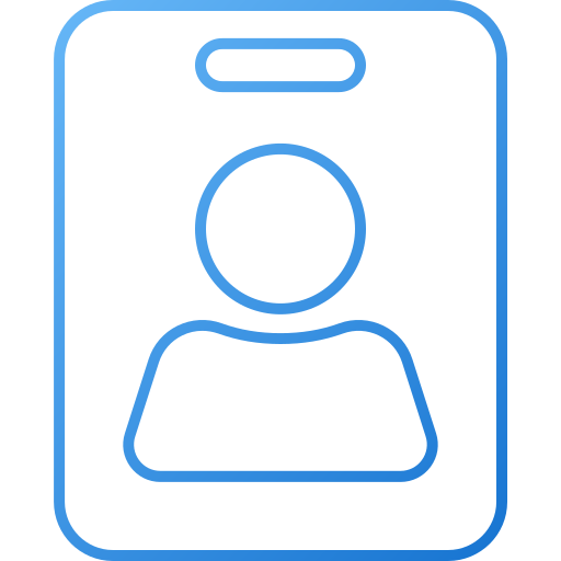 tarjeta de identificación icono gratis