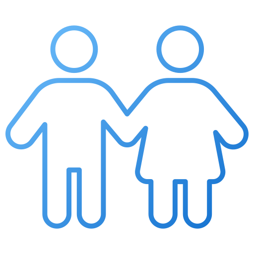 hombre y mujer icono gratis