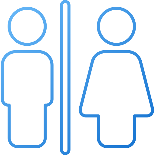 Restroom Generic gradient outline icon