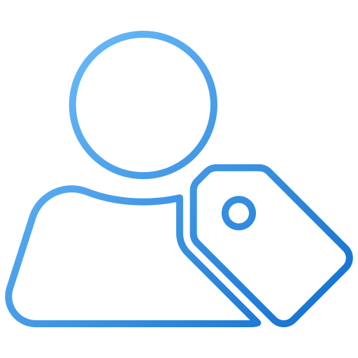 etiqueta icono gratis