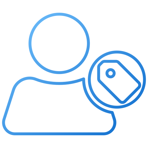 etiqueta icono gratis