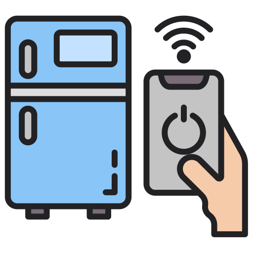 nevera inteligente icono gratis