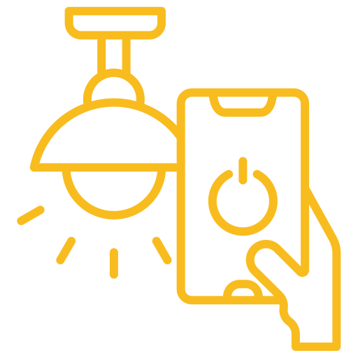 luz inteligente icono gratis