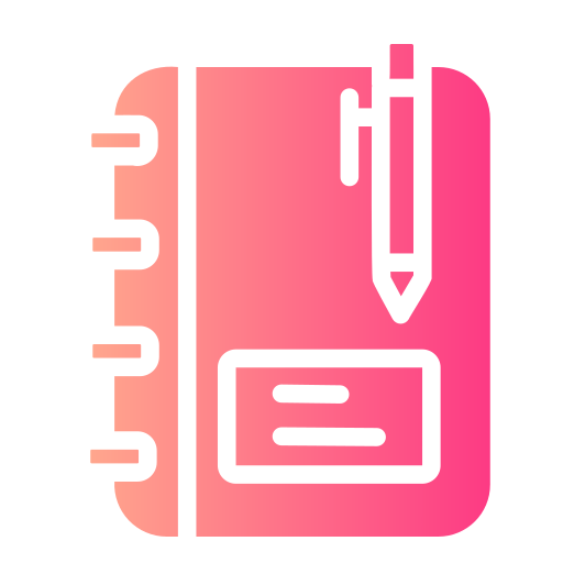 Notebook Generic gradient fill icon