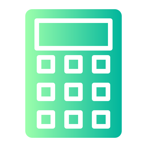 Calculator Generic Gradient Fill Icon