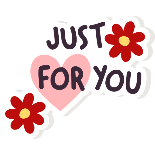 For you Stickers - Free valentines day Stickers