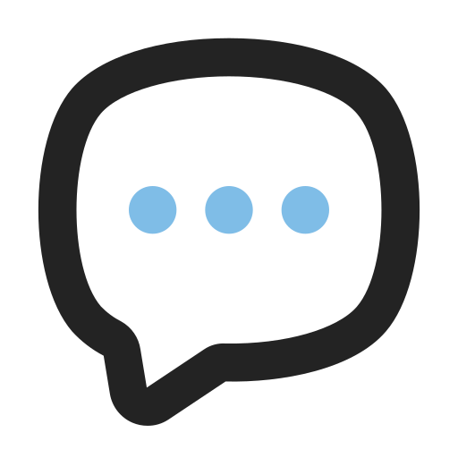 Chat Bubble Generic Color Outline Icon