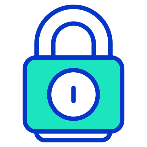 Lock Generic color lineal-color icon