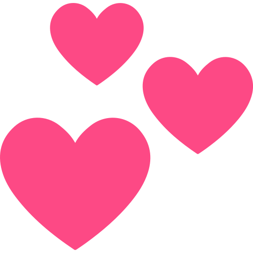 Hearts Generic color fill icon