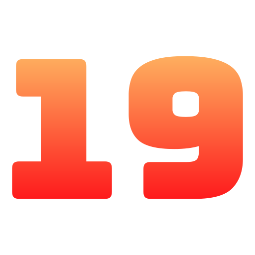 19 grátis ícone
