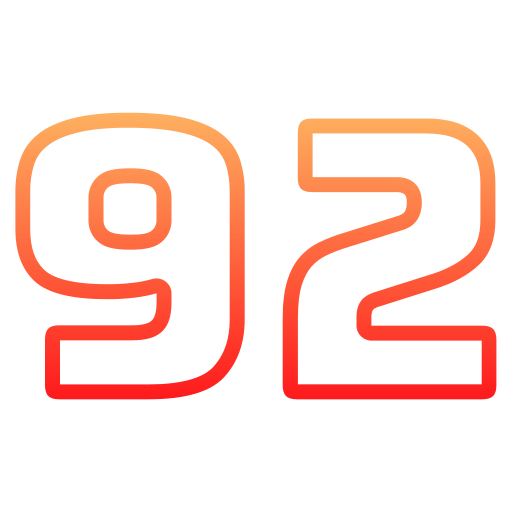 92 Generic gradient outline icon