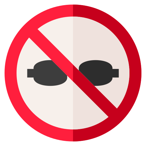 No Glasses Generic Color Fill Icon 3448