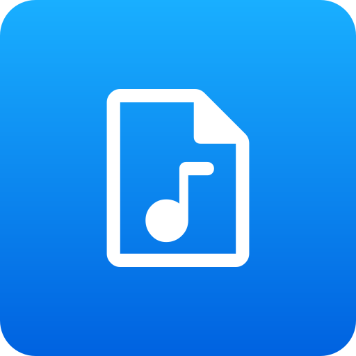 Audio file Generic gradient fill icon