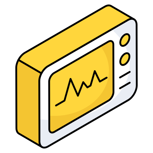 monitor de ecg icono gratis