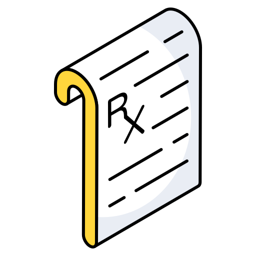 prescripción icono gratis