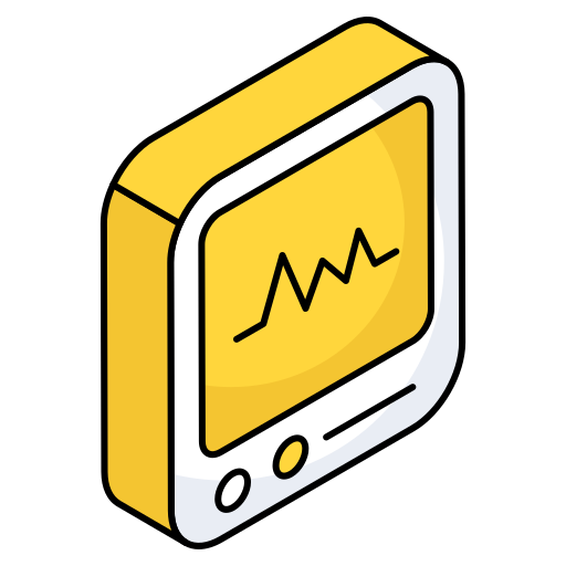 monitor de ecg icono gratis