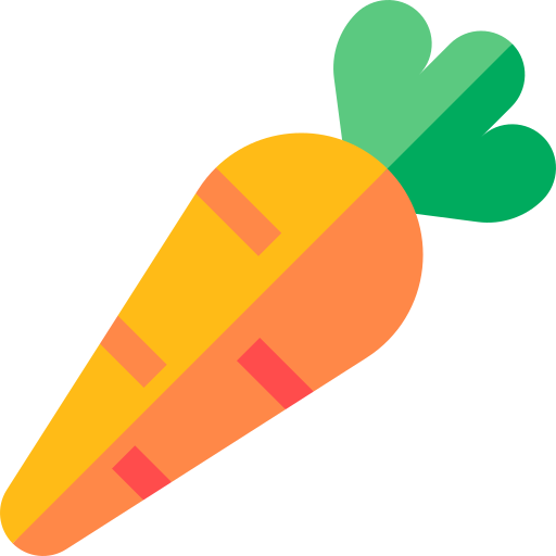 Carrot Basic Straight Flat icon