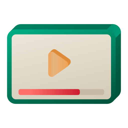 reproductor de video icono gratis