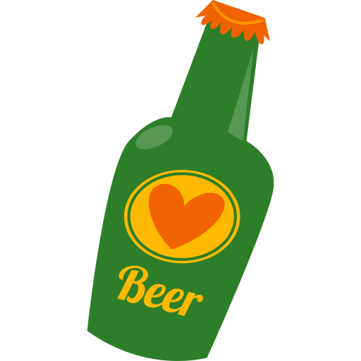 Beer bottle free sticker Beer bottle free sticker