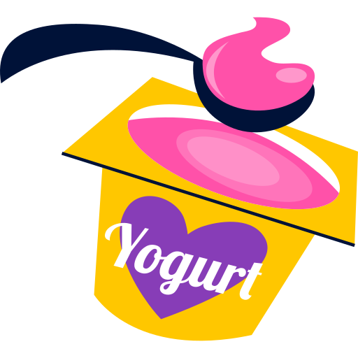 Yogurt Stickers - Free Food And Restaurant Stickers