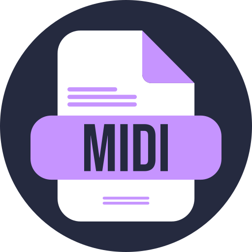 midi icono gratis