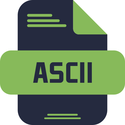 Ascii Generic color fill icon