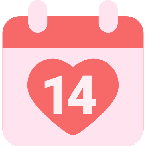 14 de febrero icono gratis