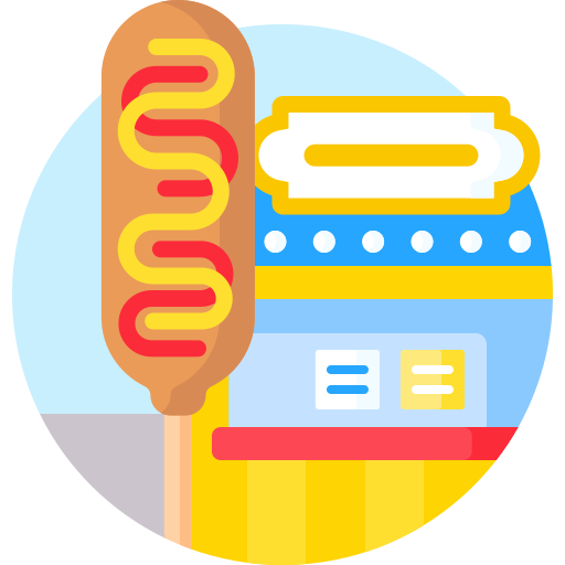 corndog icono gratis