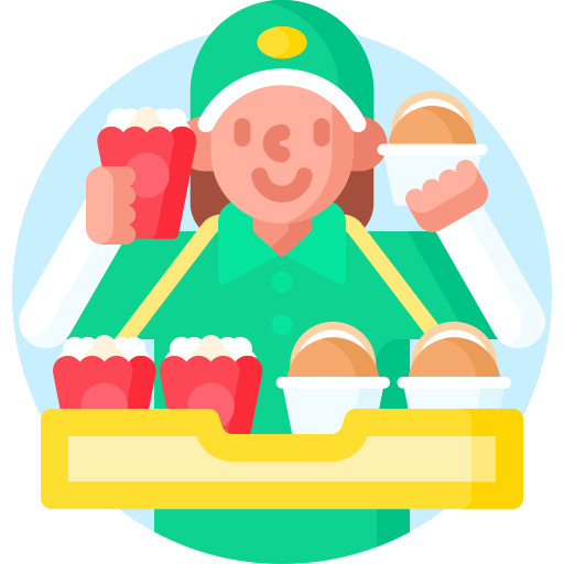 Vendedor icono gratis